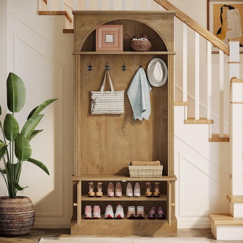 Hallway coat rack with - 4-in-1,