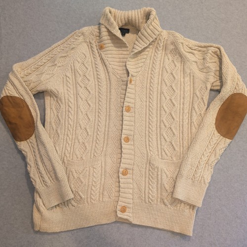 Crew cable knit cardigan - j.,