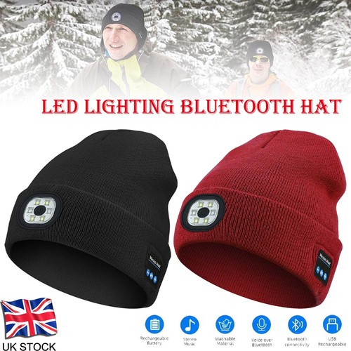 Bluetooth beanie hat led - bluetooth,