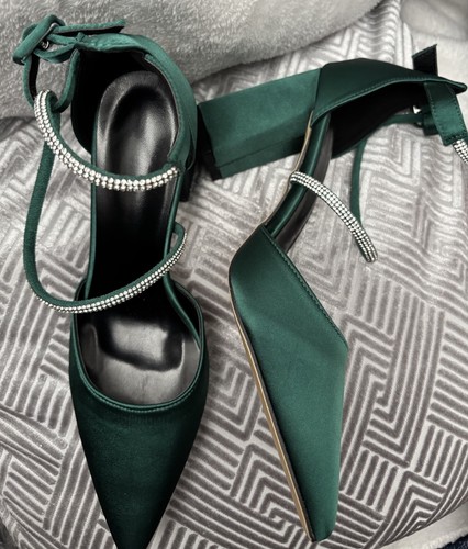 Ladies emerald green occasion - emerald,