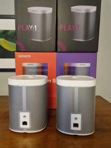Sonos play white speakers - sonos,