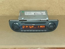 2008-2010 FIAT 500 STEREO RADIO CD PLAYER with CODE. Fiat 312 BLACK MP3 SB05