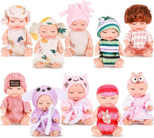 10 Pcs 4 Inch Mini Baby Dolls