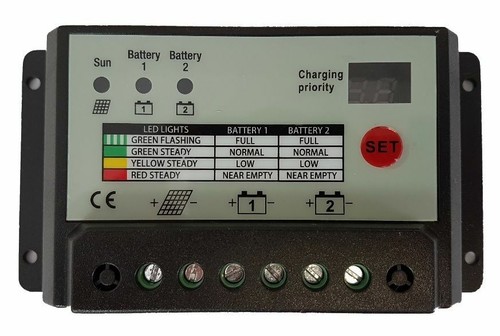 20a amp dual battery solar - amp,