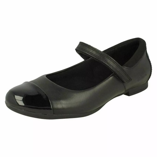 Girls clarks scala gem black - girls,