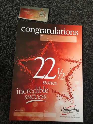 Slimming world 2 stone - 22, 1/2