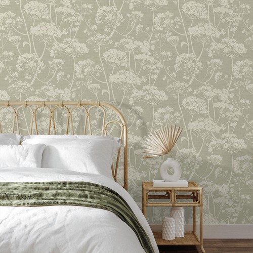 Cow parsley sage green - sage,