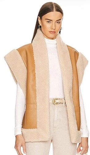 Faux leather vest alc - vest,