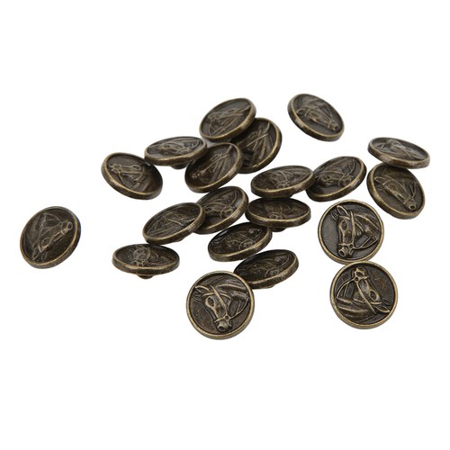 40pcs buttons antique bronze - 40pcs,