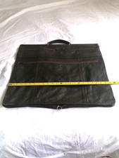 Leather travel garment - leather, hanging