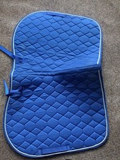 Horse Masters Saddle Pad In Royal Blue. Full Size.