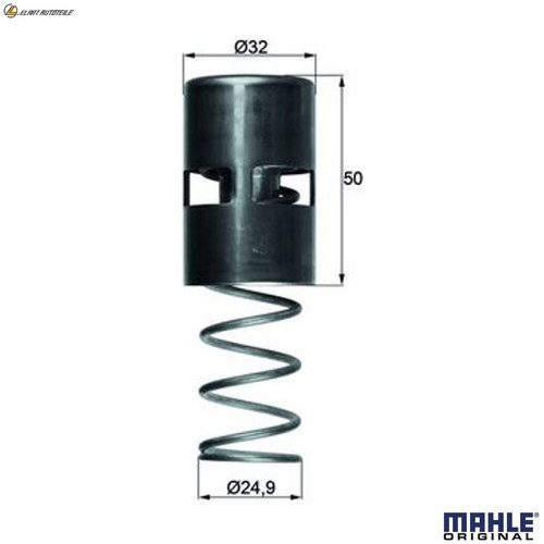 Thermostat oil cooling 83 - thermostat,