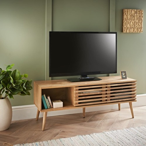 Axel mango wood unit - wood, tv