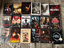 Job Lot 65 DVD's Horror Films / Series Saw Dexter Omen The Ring Chucky