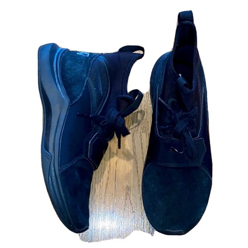 Puma phenom suede black womens - phenom,