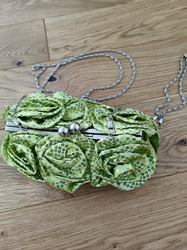 Lime green rose bag - lime,