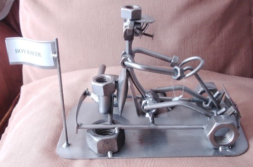 Handmade racer car made with - handmade,