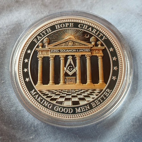 Masonic coin regalia eye - coin,