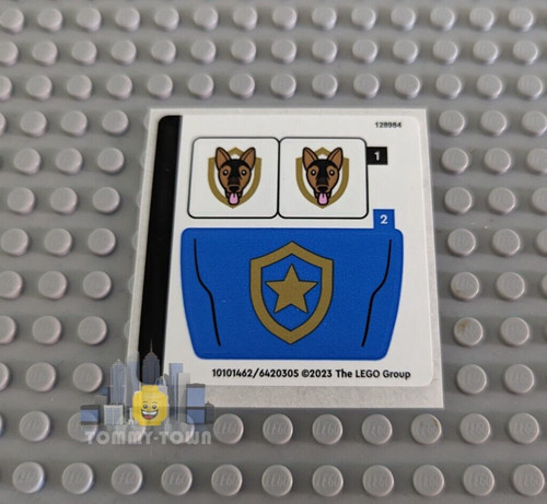 Lego city police sticker sheet - lego,