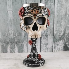Gothic Roses Goblet By Nemesis