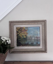 Original Vintage French Oil