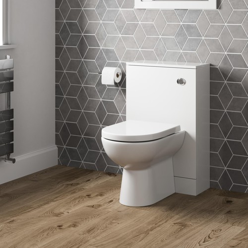 White gloss back - back, wall