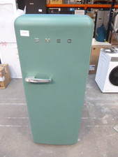 Smeg Fridge FAB28RDLB5   Blue With Emerald Green Door Retro (CH-607)