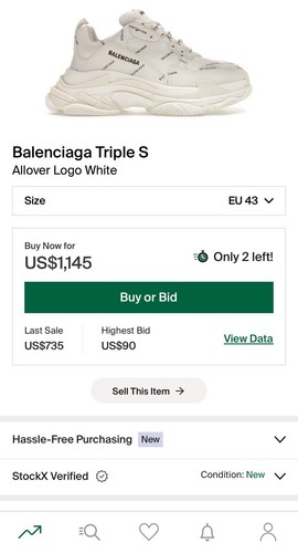 Balenciaga triple trainers - balenciaga, s