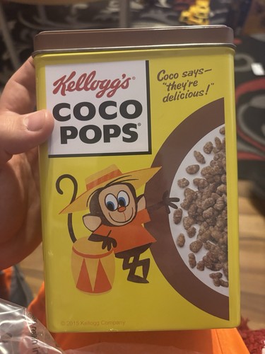Vintage kelloggs coco - pops, tin