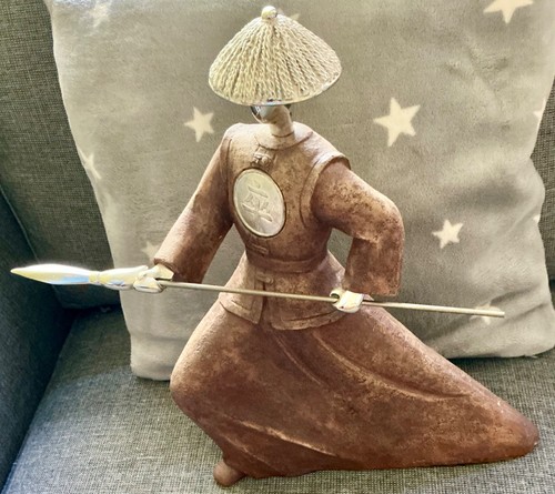 Resin samurai warrior with - samurai,