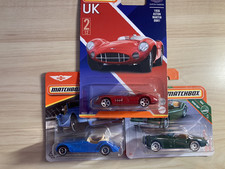 Matchbox x 3 British 1950's sports cars Jaguar XK Morgan Aston Martin DBR1 new