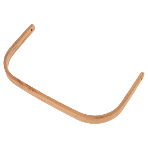 Beige wooden bucket handle - bucket,