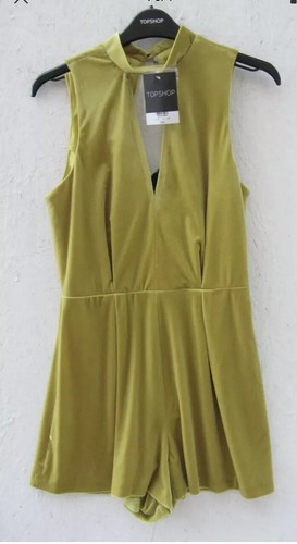 Topshop size yellow velvet - topshop,