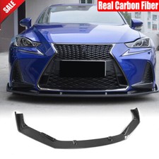 For Lexus IS300 IS350 Base IS & IS F Sport 2017-19 Real Carbon Front Bumper Lip