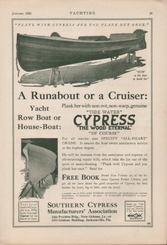1923 southern cypress - 1923, wood