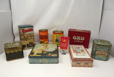 Collectors Tins Metal Vintage Mixed Brands                      LM12