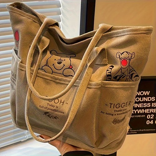 Winnie the pooh canvas - pooh, tote