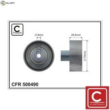 DEFLECTIONGUIDE PULLEY VRIBBED
