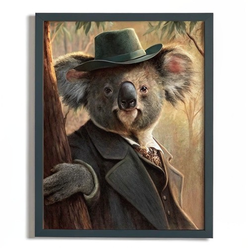 Vintage koala painting - koala,