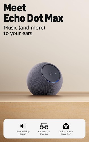 Echo dot max - dot, speaker