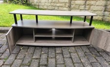 Furinno TV Stand - Colour French Oak & Black