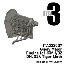 ITA332007 1/32 Gipsy Major for ICM DH.82A Tiger Moth