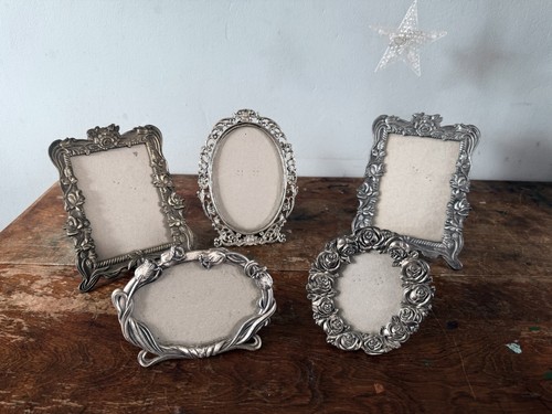 Silver pewter metal joblot - silver,