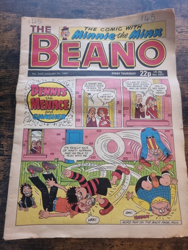 Vintage beano magazine 1989 - vintage,