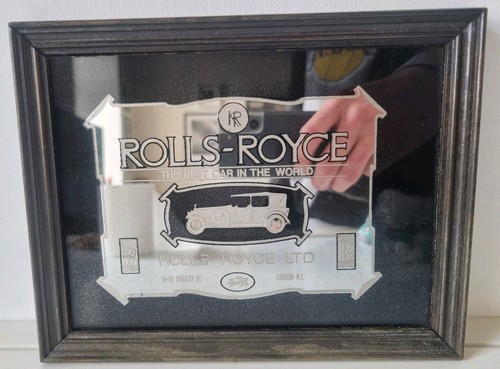 Vintage rolls royce mirror - rolls,