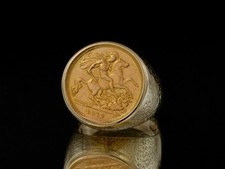 Heavy 9ct Yellow 1912 Half