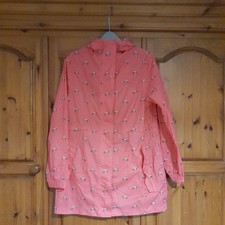 Joules UK 10 Pink Rain Coat