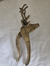 Brass Stag Nutcracker Ornament