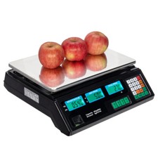 40kg/5g Digital Price Computing Retail Weight Scale Shop Commercial Market Black