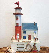 Wooden Lighthouse and Cottage